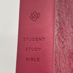 ESV Student Study Bible (Trutone, Berry, Floral Design) Faux Leather 2016 Text