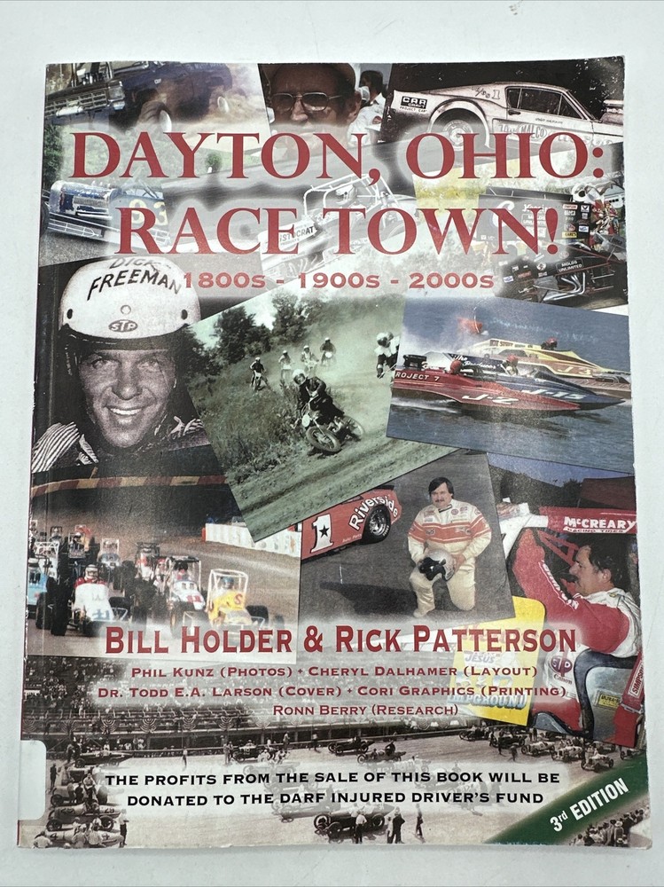 Dayton Ohio Race Town Signed Bill Holder 3rd Edition Paperback Rare 134 Pages