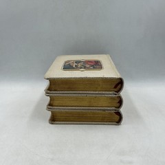 LIVES OF THE SAINTS Alban Butler Lib. Of Catholic Devotion HC Cream Faux Leather