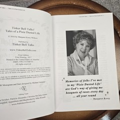 Tinker Bell Talks! Tales of a Pixie Dusted Life by Margaret Kerry Book EUC