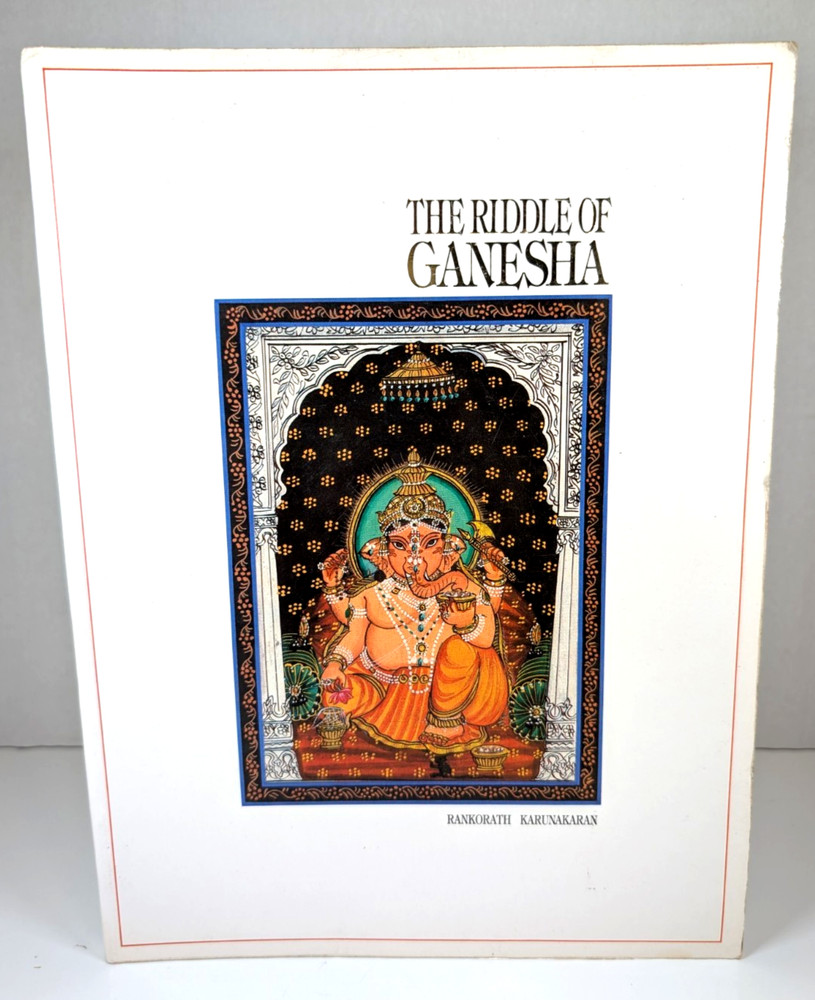 The Riddle of Ganesha – Karunakaran – 1992 Bombay Softcover – Hindu Art History