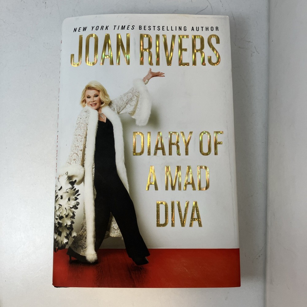 SIGNED Diary of a Mad Diva by Joan Rivers (2014, Berkley) 1st/1st