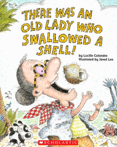 There Was an Old Lady Who Swallowed a Shell! – Paperback – GOOD