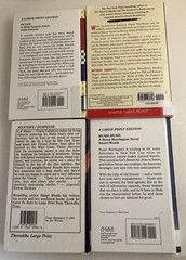 8 Large Print Mystery Thriller Ex-Library Novel Book Lot Candice Fox Johansen