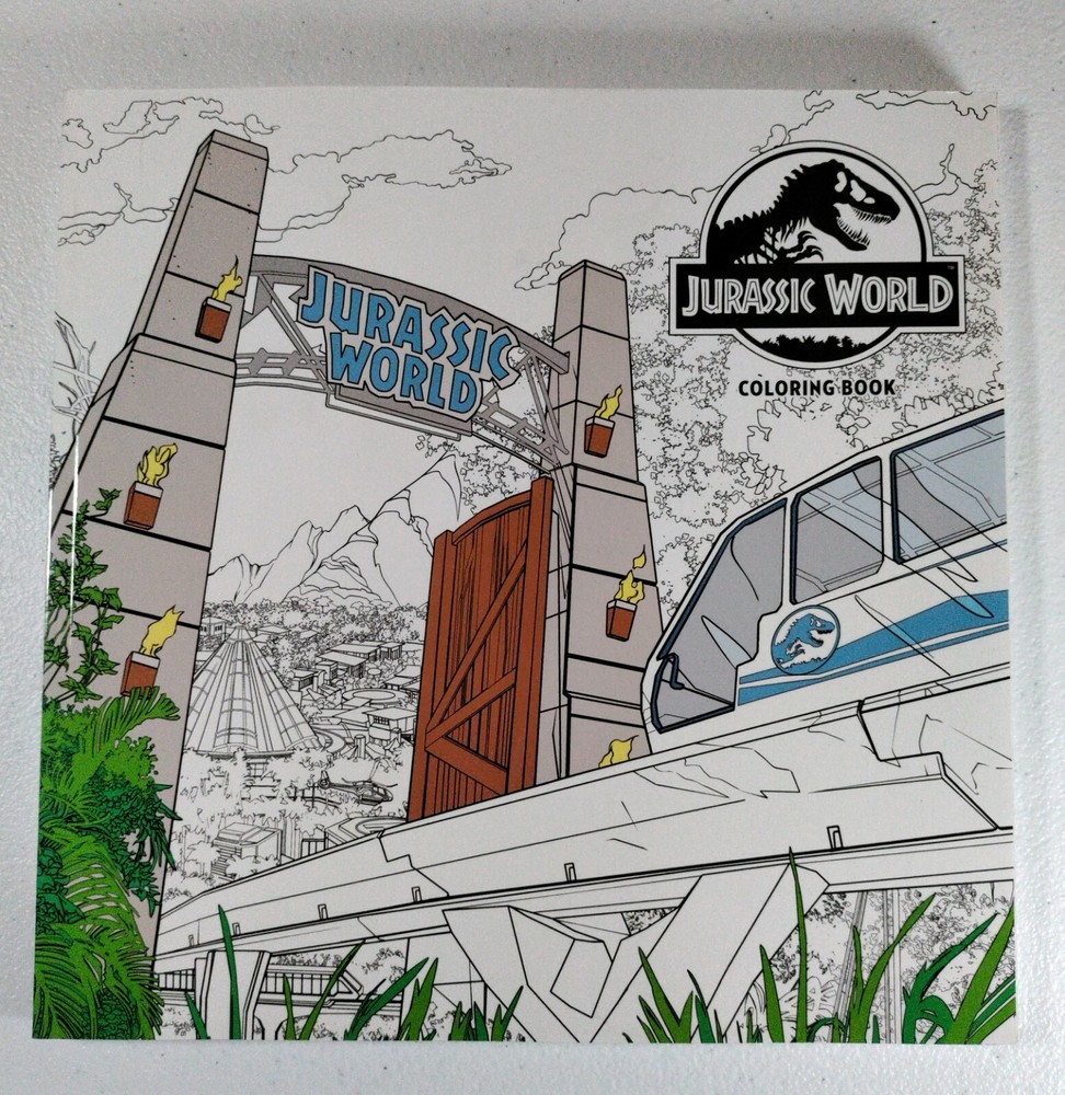 Jurassic World Coloring Book by N. B. C. NBC Universal (2019, Trade Paper…