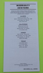 SMITH & WESSON SW99, SW990 & SW99 QA PISTOL INSTRUCTION MANUAL, 31 PAGES OF INFO