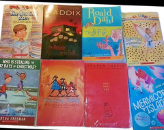 8 Book Lot Juvenile Fiction (Ages 9-12), Intermediate Reading Level Grades 6-8