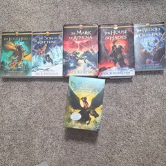 Rick Riordan Percy Jackson and the Olympians Complete Series Box Set English