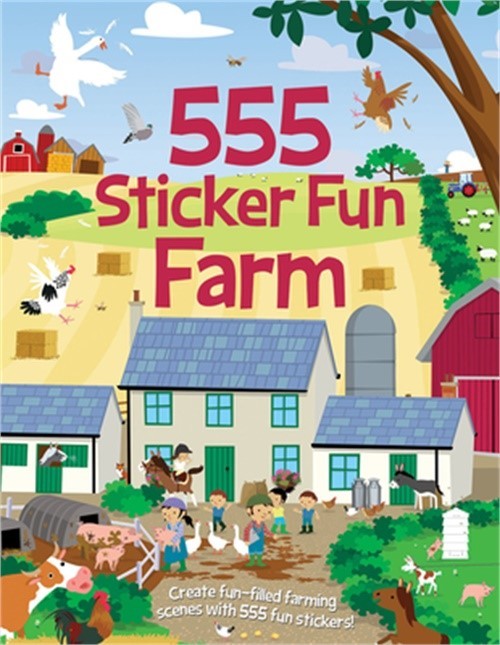 555 Sticker Fun – Farm (Paperback or Softback)