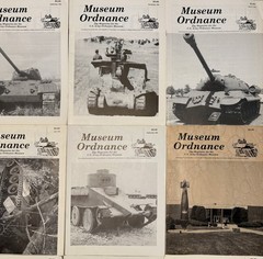 ⭕️ LOT OF 12 VINTAGE MUSEUM ORDNANCE MAGAZINE U.S. ARMY TANK MILITARY JOURNALS