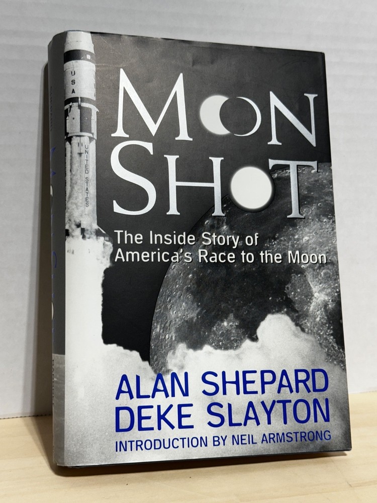 MOON SHOT – FIRST EDITION SIGNED BY ASTRONAUT ALAN SHEPARD 1994
