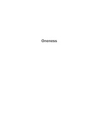 Oneness by Jane Yang Paperback Book