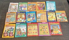1999 Highlights Mathmania Puzzle Activity Books (Lot of 16) Homeschool Learning