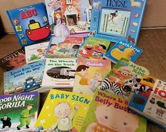 Lot of 5 Children BOARD Hardcover BABY TODDLER DAYCARE Kids BOOKS *RANDOM MIX*