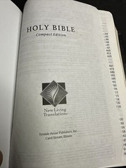 Tyndale Holy Bible Bonded Leather NLT New Living Translation Compact Pocket 2015