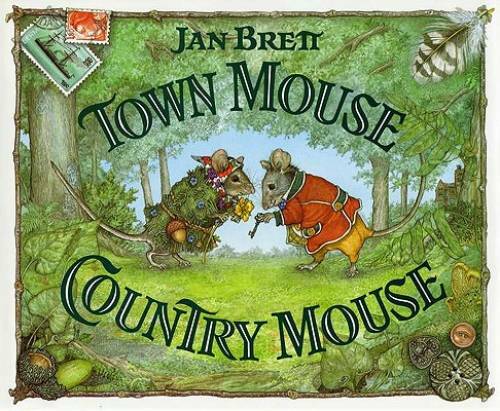 Town Mouse, Country Mouse – Hardcover By Brett, Jan – VERY GOOD