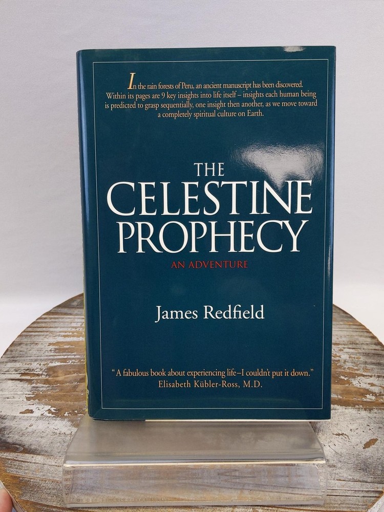 The Celestine Prophecy: An Adventure by James Redfield 1993 Hardcover Book w/ DJ