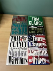 Tom Clancy lot 12 Books Hardcover Dust Jacket Mixed Titles & Years