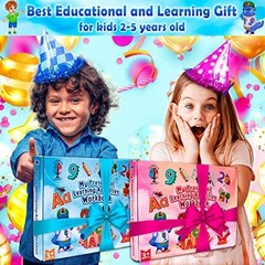 Preschool Activity Workbook for Kids 3-5 – 32 Montessori Learning Activities, Ma