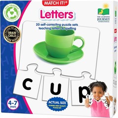 Match It! – 20-Piece Self-Correcting Spelling Puzzles for Little Learners