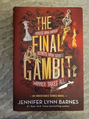 The Final Gambit The Inheritance Games Jennifer Lynn Barnes Signed 1st Edition