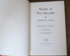 Stories of Five Decades by Herman Hesse 1972 HC/DJ 1ed Fast Free Shipping