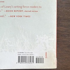 The Giver Lois Lowry PB Clarion Books Young Adult Fiction Novel English