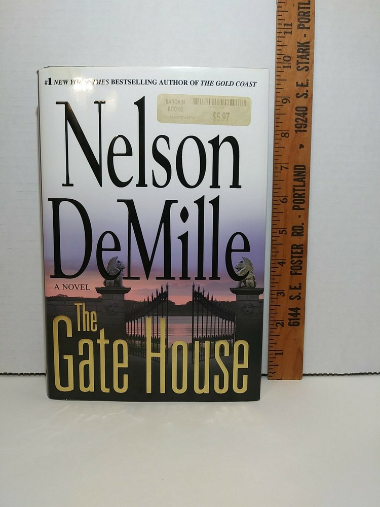 1st Edition! Hardback w/ Dust Jacket THE GATE HOUSE by NELSON DeMILLE- 677 pages