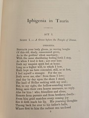 1902 Iphigenia in Tauris By J W Goethe Luxury Edition #15 of 1,000