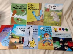 SingPlayLove Preschool Learning Books One & Two Year Old Homeschooling Set of 8