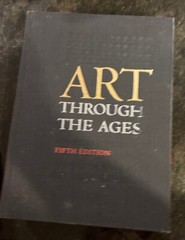 ART THROUGH THE AGES Fifth Edition, Hardcover, HUGE – 5 pounds! 802 pgs., ©1970