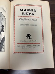 Manga Reva : The Forgotten Islands by Robert Lee Eskridge – 1st Edition – 1931