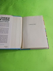 A Choice of Gods by Clifford D. Simak HC (1972) BCE Mike Hinge