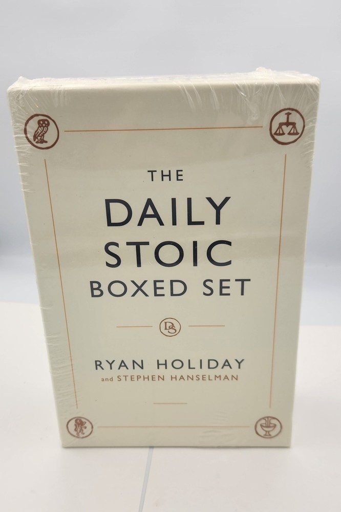 Daily Stoic Box Set by Ryan Holiday and Stephen Hanselman (2023, HC) Sealed New