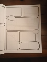 Limited Time Offer Debut! Blank Comic Book: Draw Your Own! 8.5×11″ / 108 pages