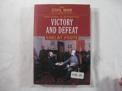 Lot books 9 volume set Shelby Foot Civil War A Narrative 1974 like NEW w/ DJs