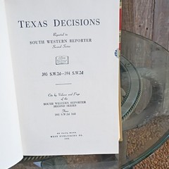 West Publishing South Western Reporter 2d 387-402 (1966) HC Texas Cases