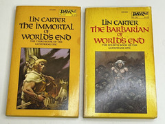 Lot of 11 Lin Carter PB Books VTG Zanthodon Thongor World’s End 1980s