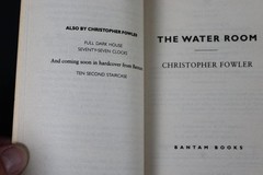 The Water Room Christopher Fowler 2004 Bryant & May Mystery Bantam Books PB
