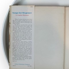 Vintage 1955 Songs for Sixpence Hardcover, Josephine Blacksrock, DJ Included