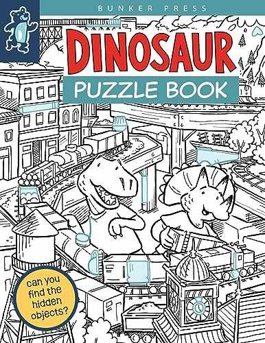 Bunker Press Dinosaur Puzzle Book – Paperback, by DeSantis Mike – Very Good