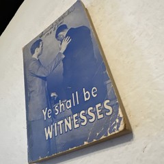Ye Shall Be Witnesses Duane V Hurst 1952 Gospel Publishing House Pentecostal A/G