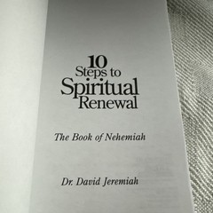10 Steps To Spiritual Renewal Study Guide (2008 Paperback) By David Jeremiah