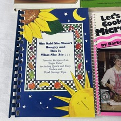 8 Vintage Cookbook Lot Numerous Authors And Titles Decent Conditions For Age