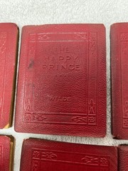 22 LITTLE LEATHER LIBRARY BOOKS 1920s Red Miniature LOT No Duplicates Literature