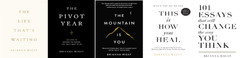 Brianna Wiest 5 book set: the life that’s waiting + pivot year + the mountain PB