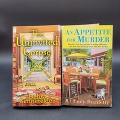 Lof of 9 Cozy Murder Mystery Books Food & Wine Related (Gr#4) Multiple Titles