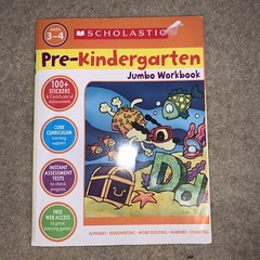 Scholastic Pre-Kindergarten Jumbo Workbook with Stickers