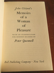 Memoirs of a Woman of Pleasure (Fanny Hill) – John Cleland – 1960s HC Erotica