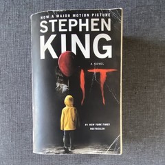 Stephen King It, Simon & Schuster, Paperback, Horror, Film/TV Adaptation